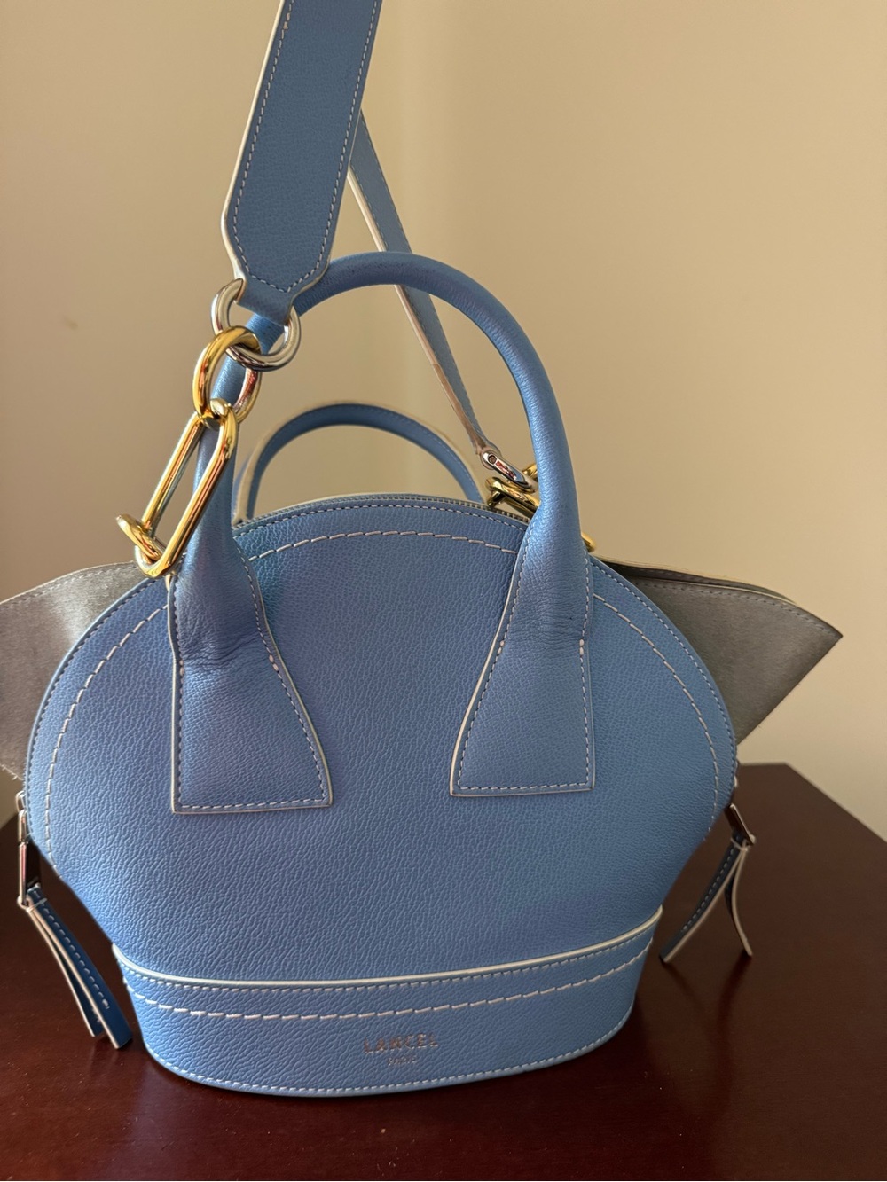 Lancel Macaron leather bag - Picture 10 of 11